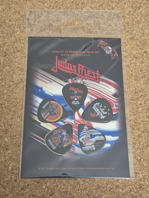 Judas Priest - Plectrum Set "The Metal Gods" (Made in England)
