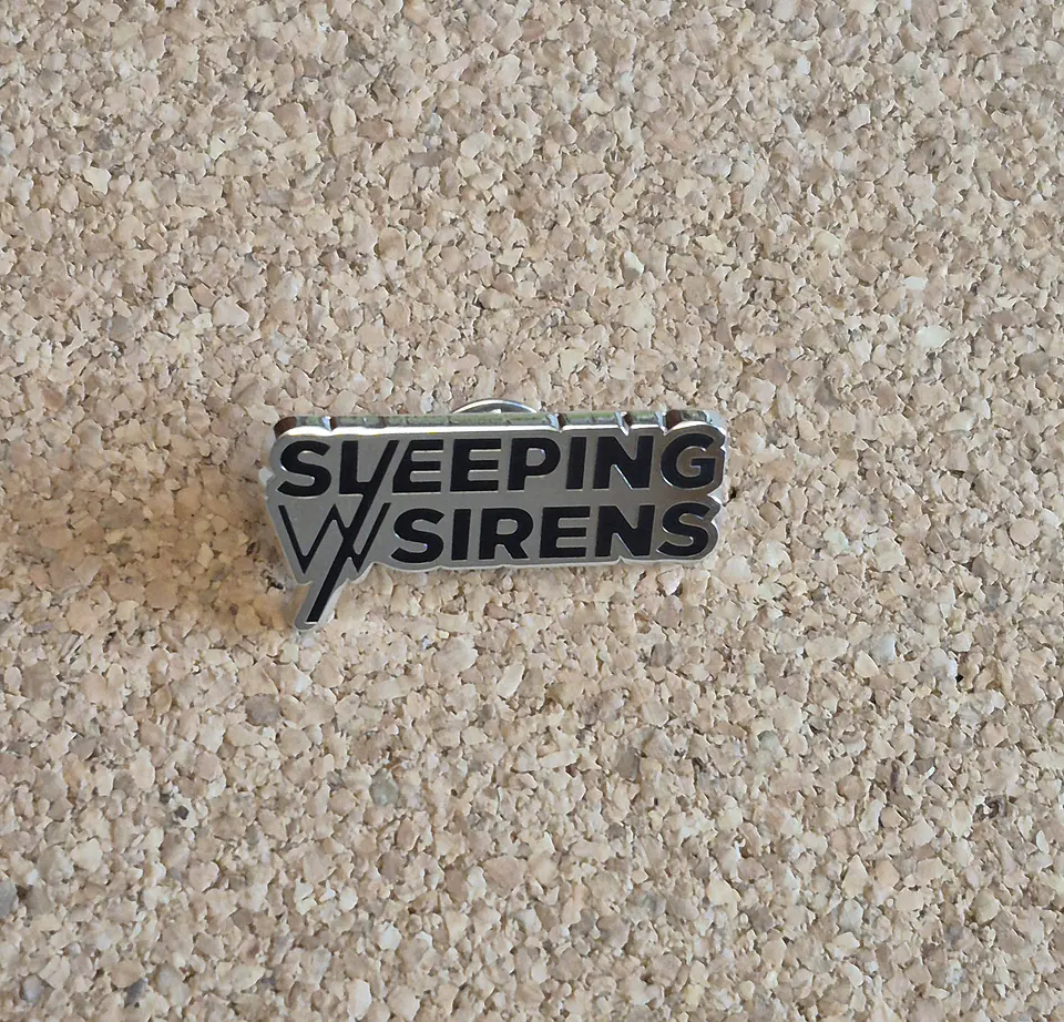 Pin Sleeping with Sirens (Single Clutch) 1