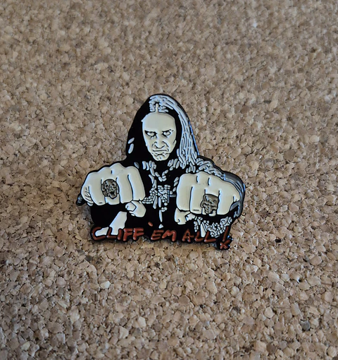 Pin Metallica - "Cliff 'Em All" (Single Clutch)