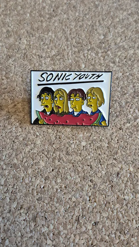 Pin Sonic Youth - "The Simpsons Edition" (Double Clutch)
