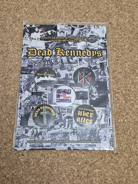 Dead Kennedys - Badge Set Oficial (Pack de 5 Pins)