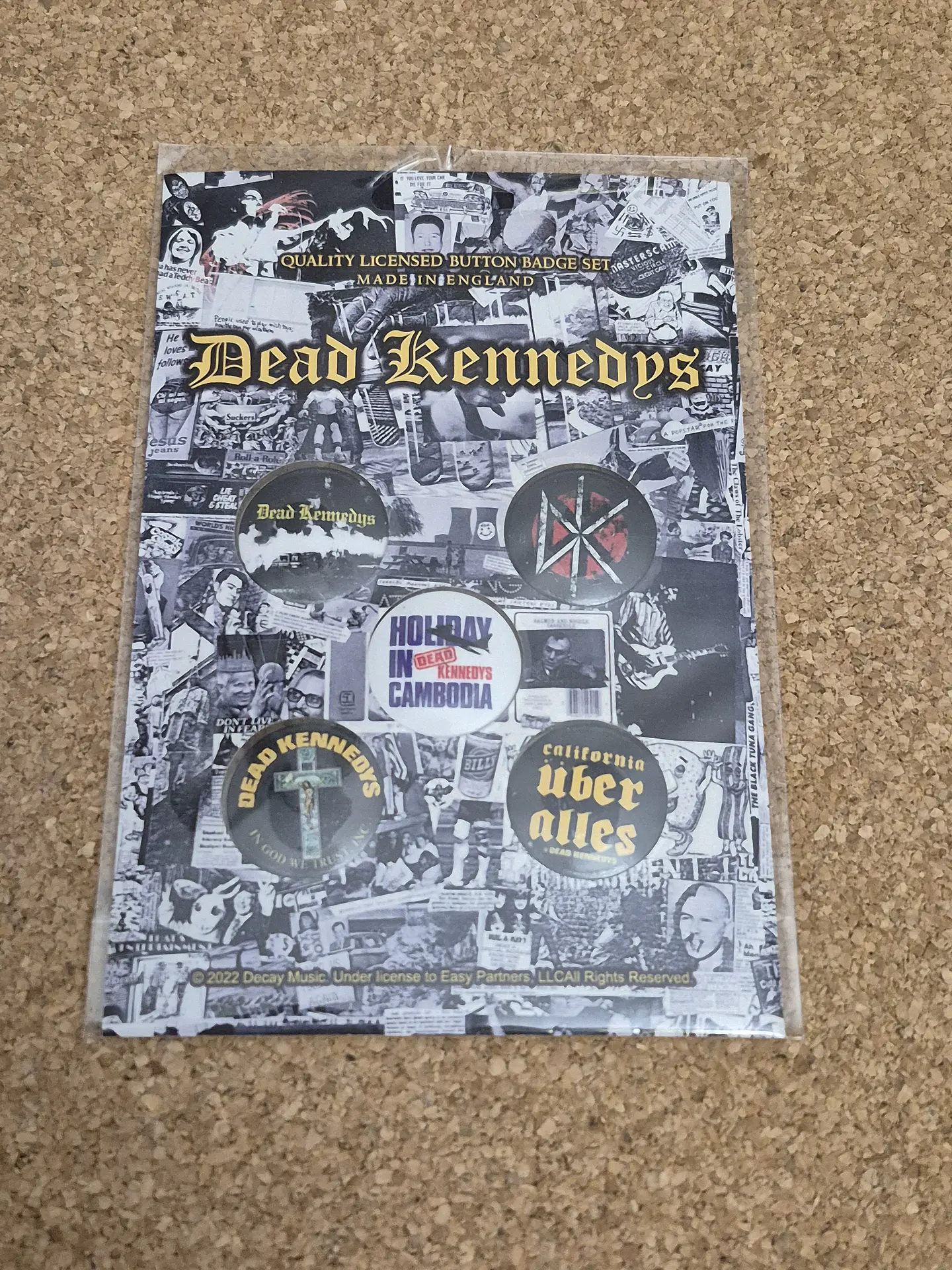 Dead Kennedys - Badge Set Oficial (Pack de 5 Pins) 1