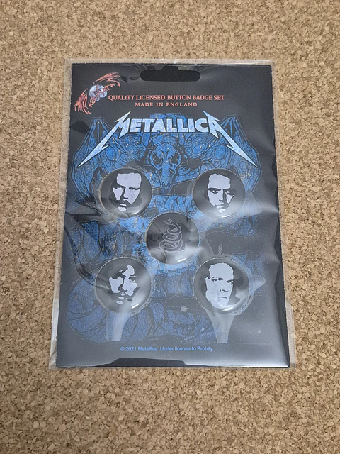 ​Metallica - Badge Set Oficial (Pack de 5 Pins)