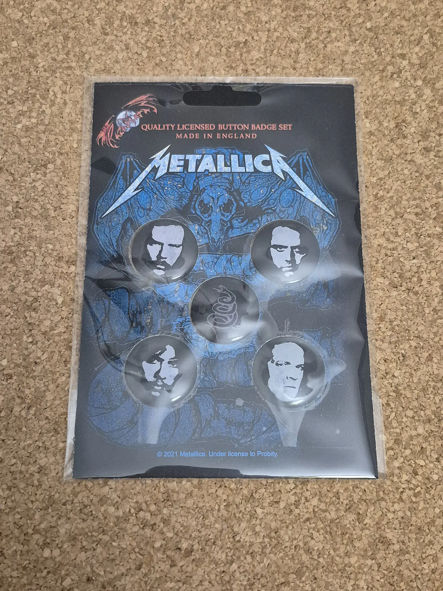 ​Metallica - Badge Set Oficial (Pack de 5 Pins) 1
