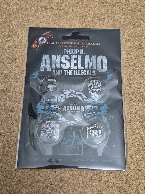 Philip H. Anselmo and The Illegals - Badge Set Oficial (Pack de 5 Pins)