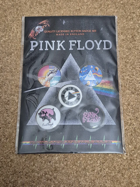 Pink Floyd - Badge Set Oficial (Pack de 5 Pins)