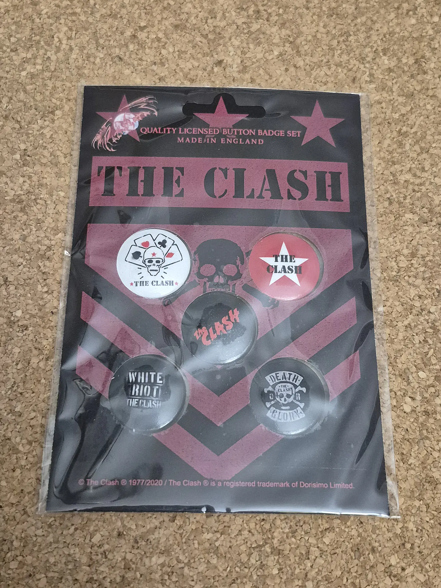 The Clash - Badge Set Oficial (Pack de 5 Pins) 1