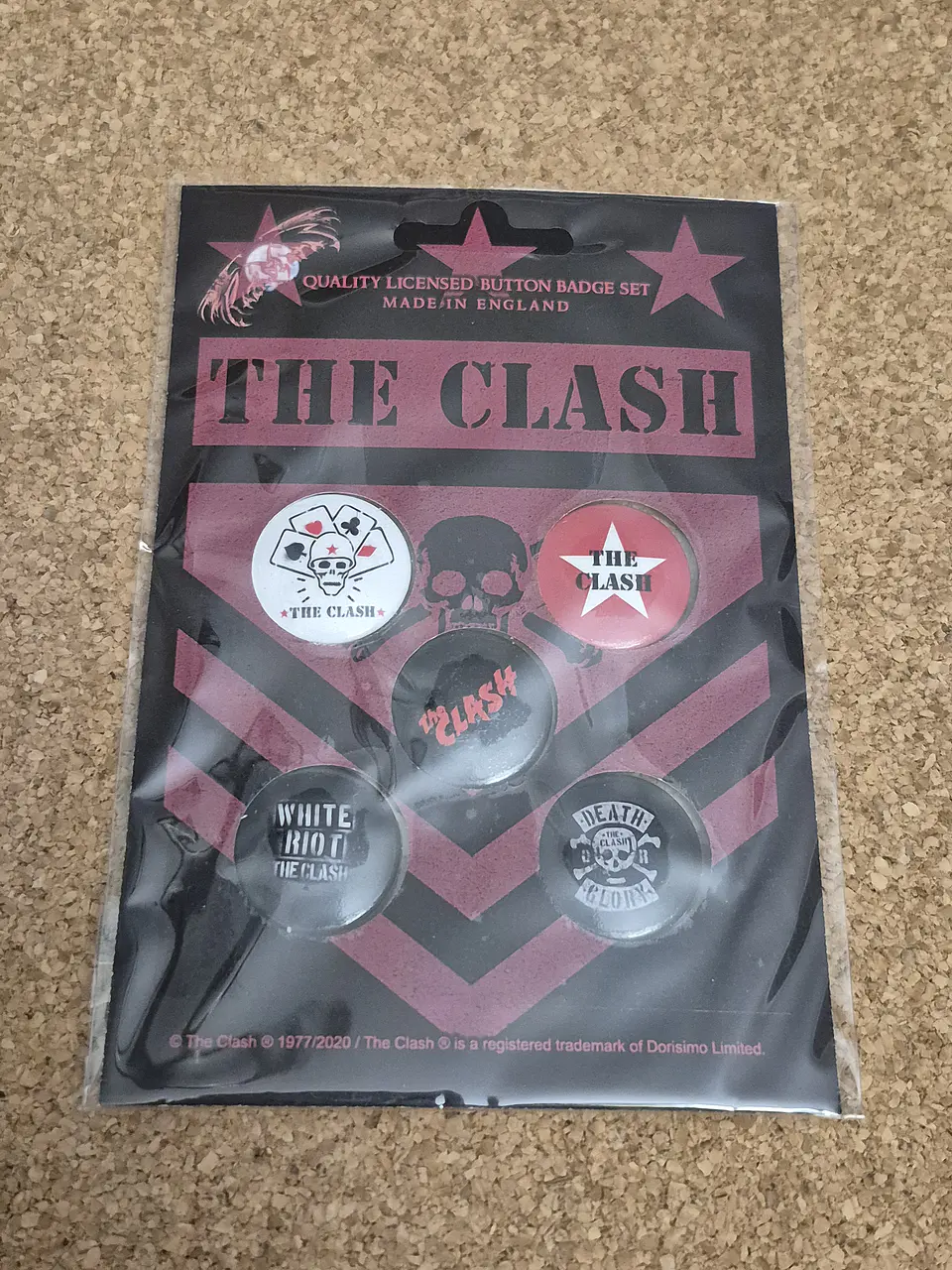 The Clash - Badge Set Oficial (Pack de 5 Pins) 1
