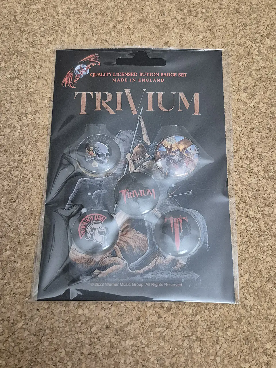 Trivium - Badge Set Oficial (Pack de 5 Pins) 1