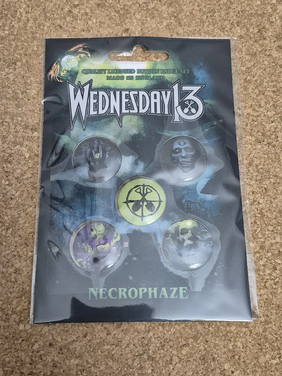 ​Wednesday 13 - Badge Set Oficial 