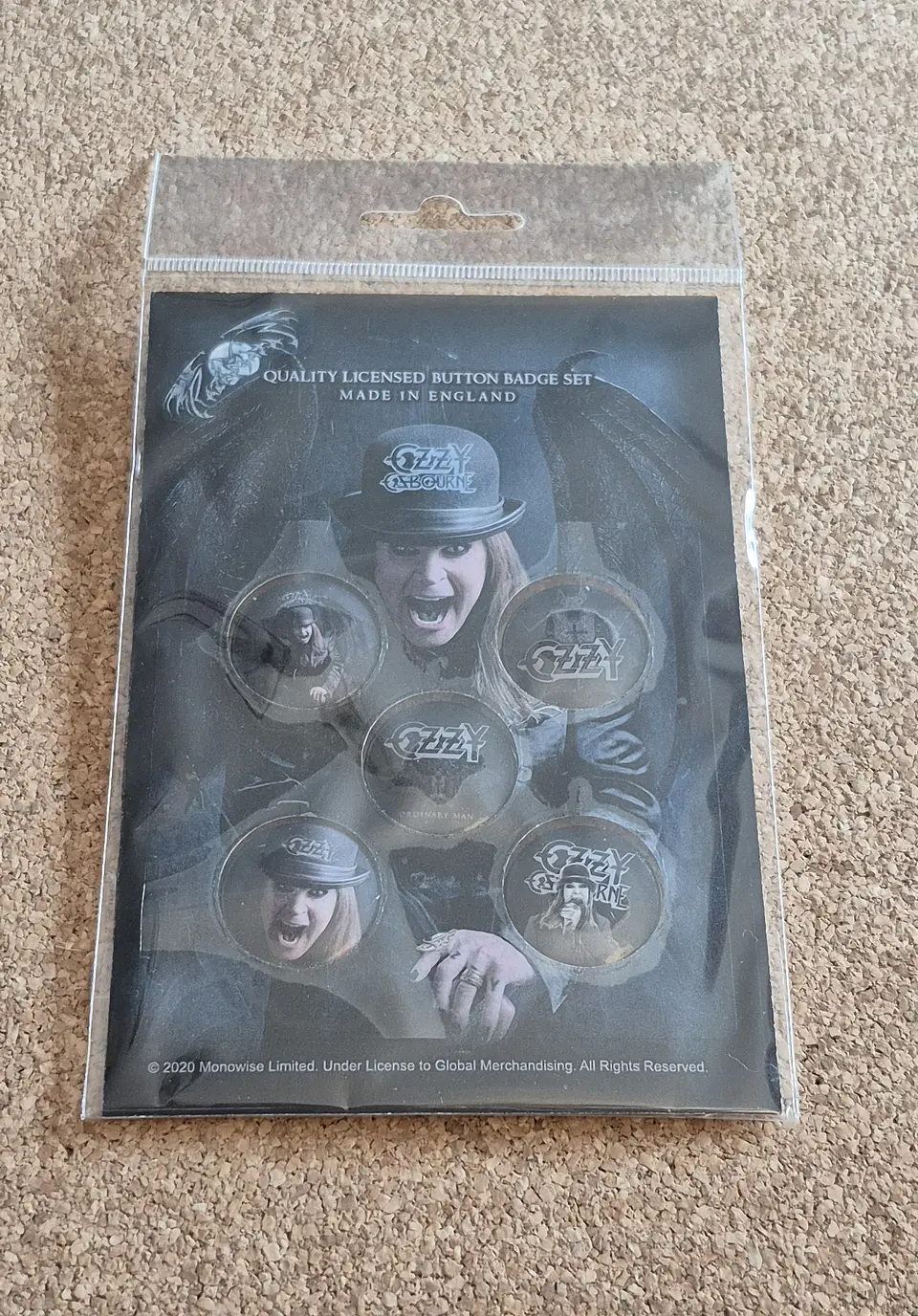Ozzy Osbourne - Badge Set Oficial 