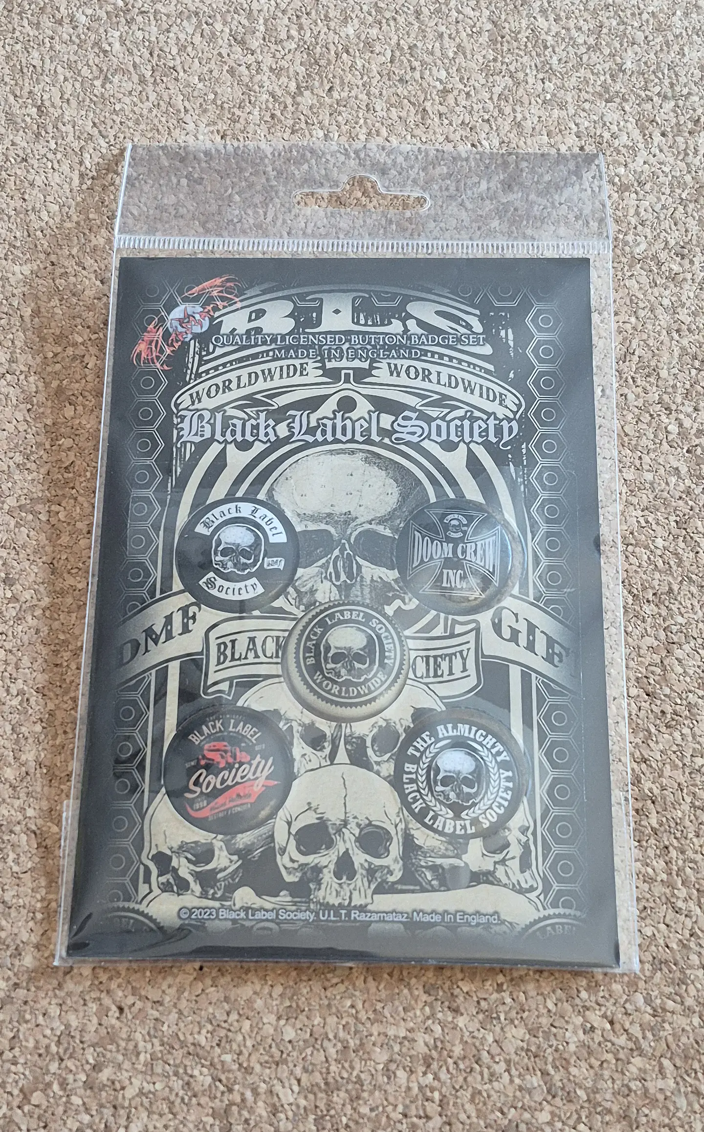 Black Label Society - Badge Set Oficial (Pack de 5 Pins) 1