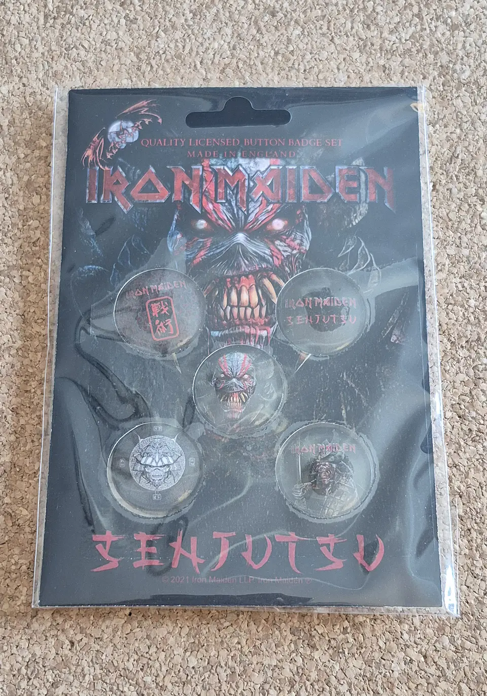 Iron Maiden - Badge Set Oficial 