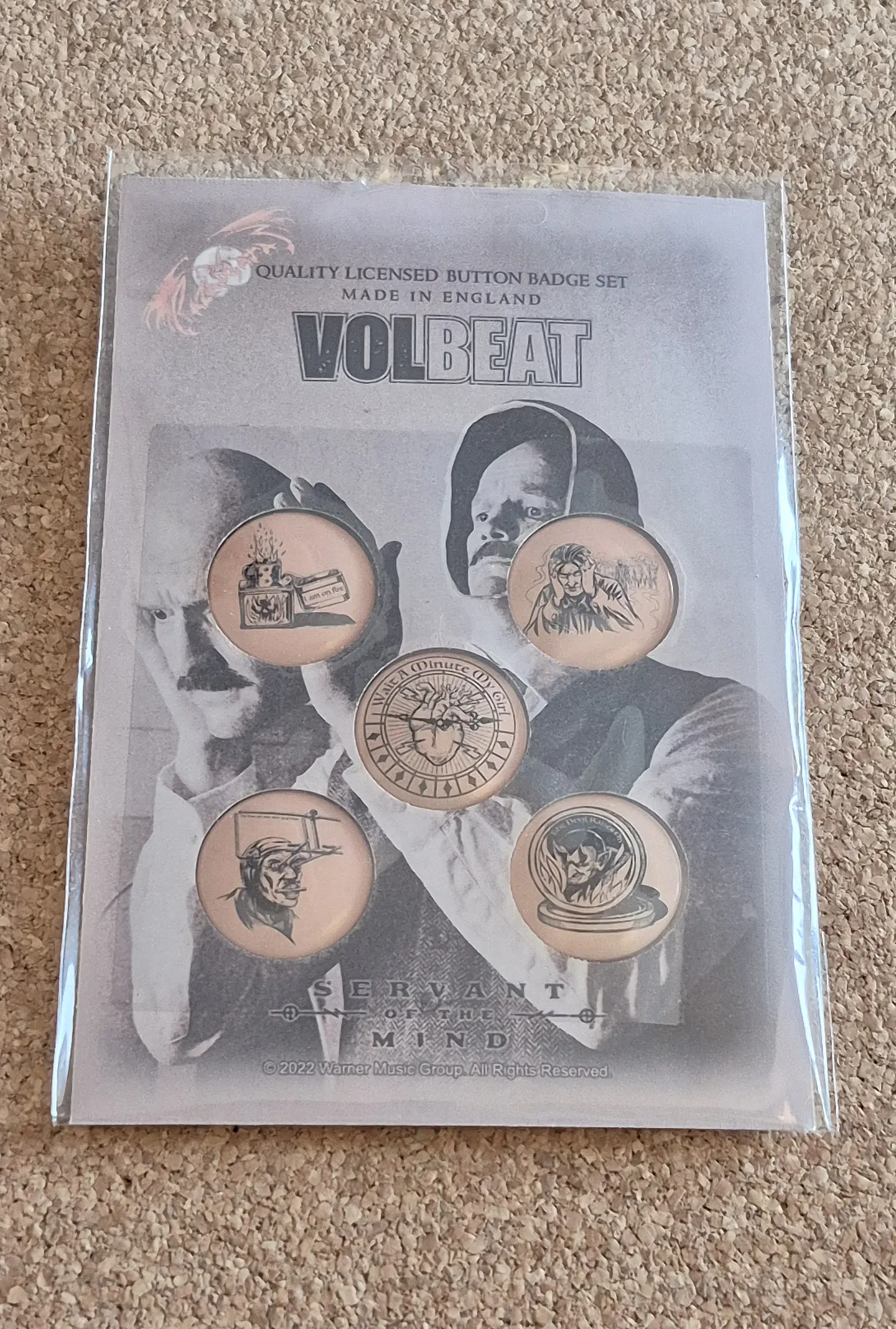 Volbeat - Badge Set Oficial 