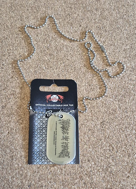 Colar Dog Tag Cradle of Filth - Hammer of the Witches (Official)