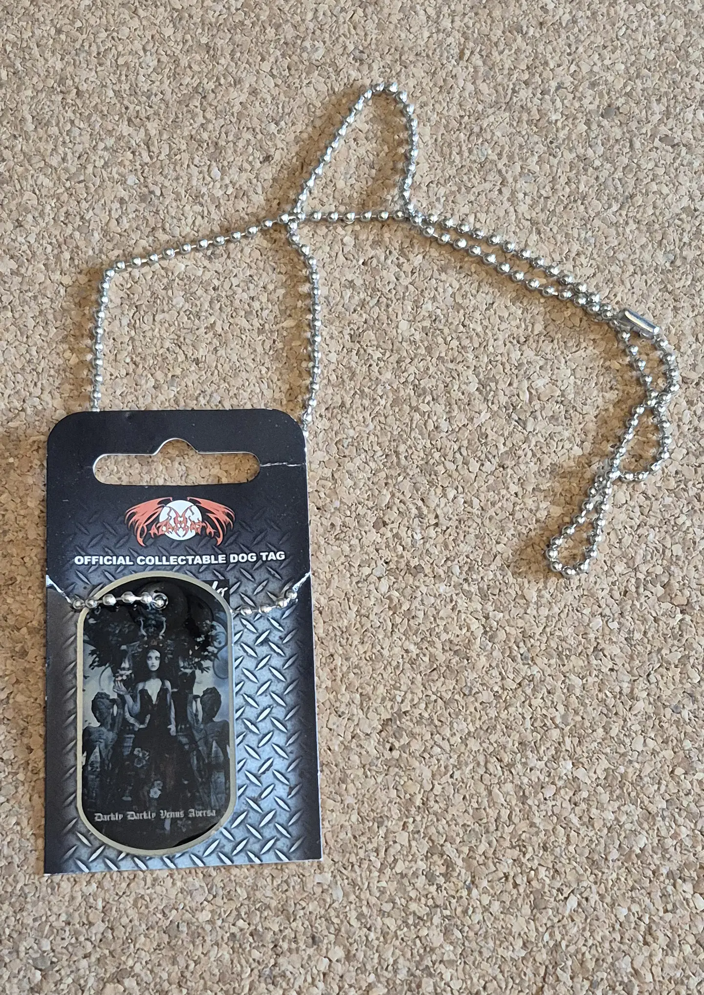 Colar Dog Tag Cradle of Filth - Darkly, Darkly, Venus Aversa (Official) 2