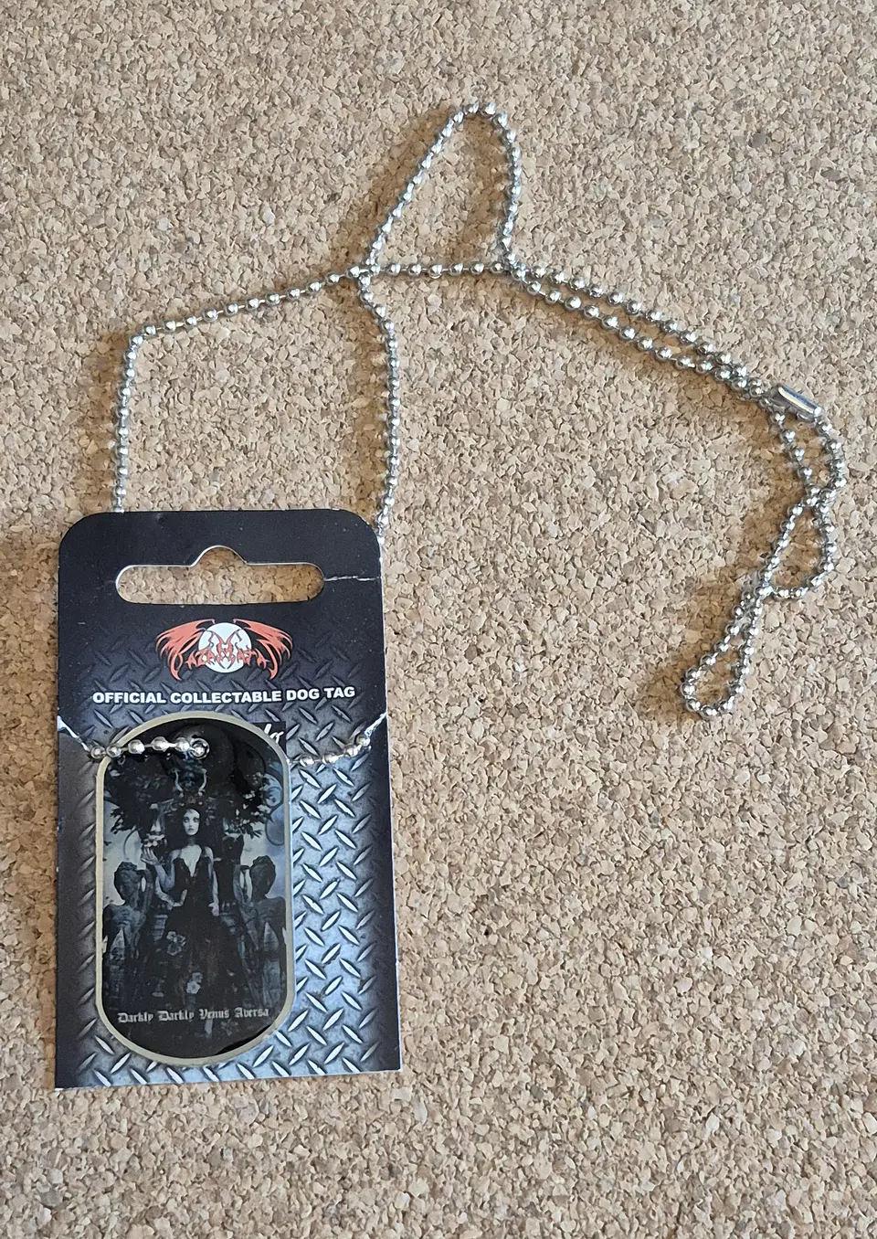 Colar Dog Tag Cradle of Filth - Darkly, Darkly, Venus Aversa (Official) 2