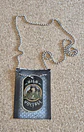 Colar Dog Tag AC/DC - High Voltage / Angus Young (Official) - Thumbnail 1