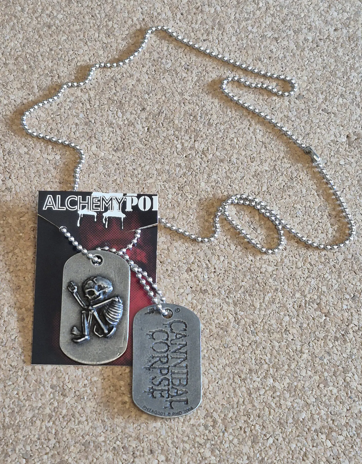 Colar Dog Tag Cannibal Corpse - Double Tag Edition (Official 2008) 1