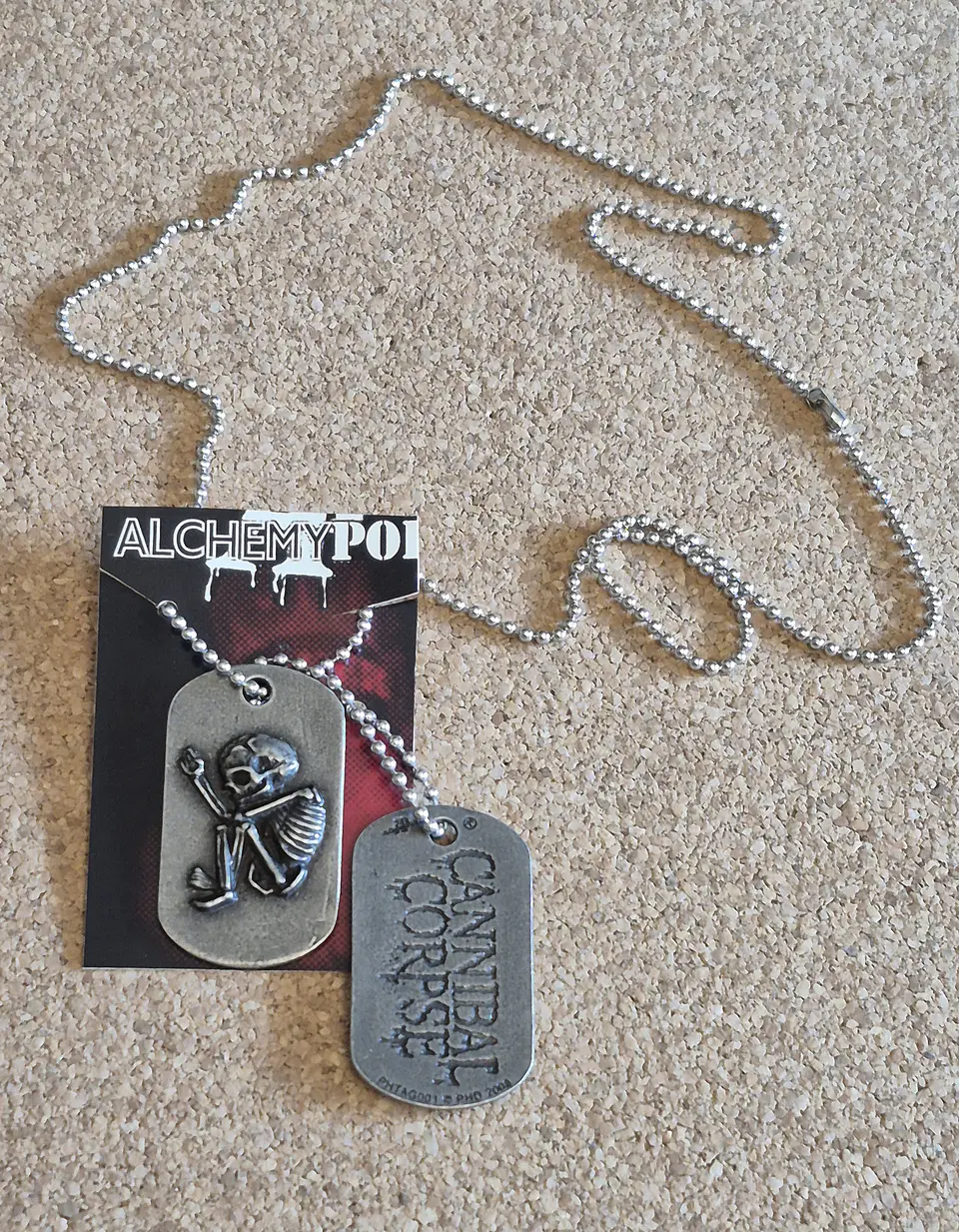 Colar Dog Tag Cannibal Corpse - Double Tag Edition (Official 2008) 1