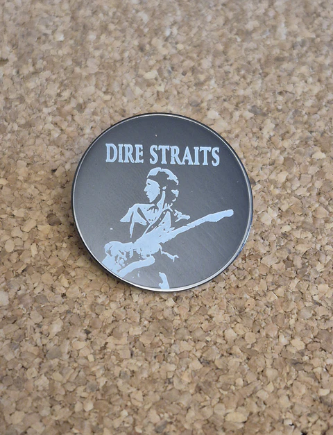 Pin Dire Straits - Mark Knopfler Silhouette (Single Clutch)