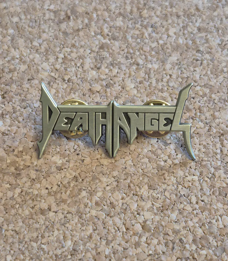 Pin Death Angel - Classic Logo (Gold Edition / Double Clutch) 1