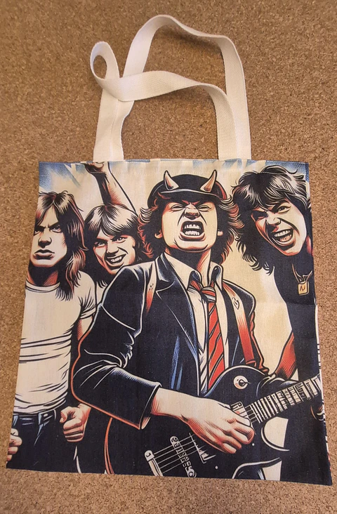 Tote Bag AC/DC - Rock & Roll Edition 🤘⚡