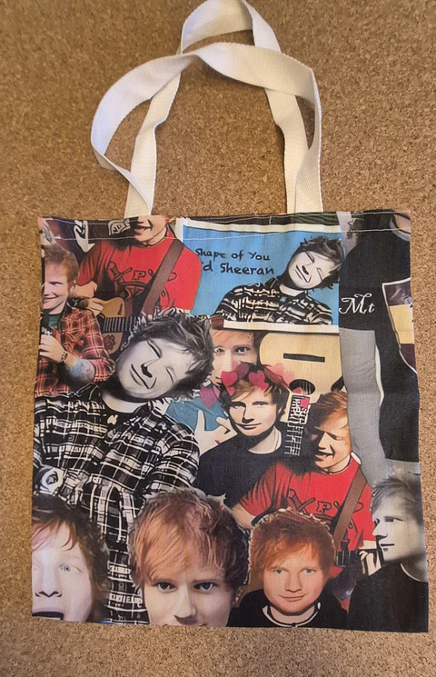 Tote Bag Ed Sheeran - Pop Art Edition 🎤✨
