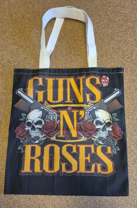 Tote Bag Guns N' Roses - Classic Logo Edition 🤘🌹🔫