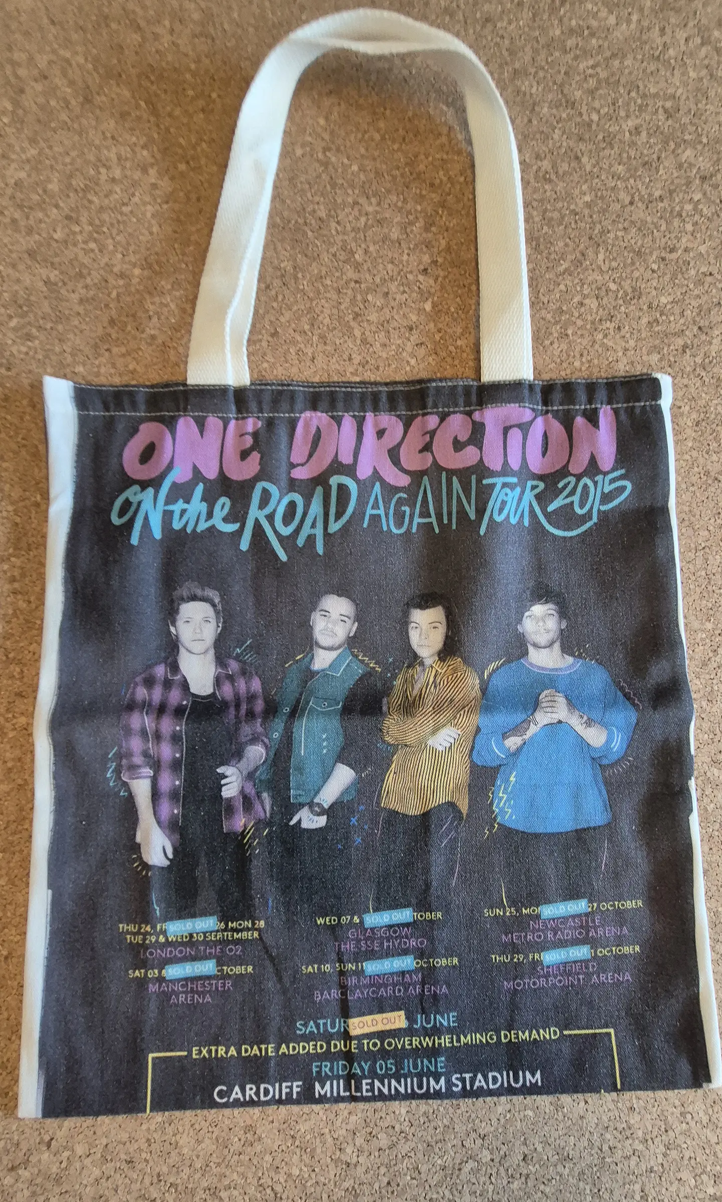 Tote Bag One Direction - On The Road Again Tour Edition 🎤✨ 1