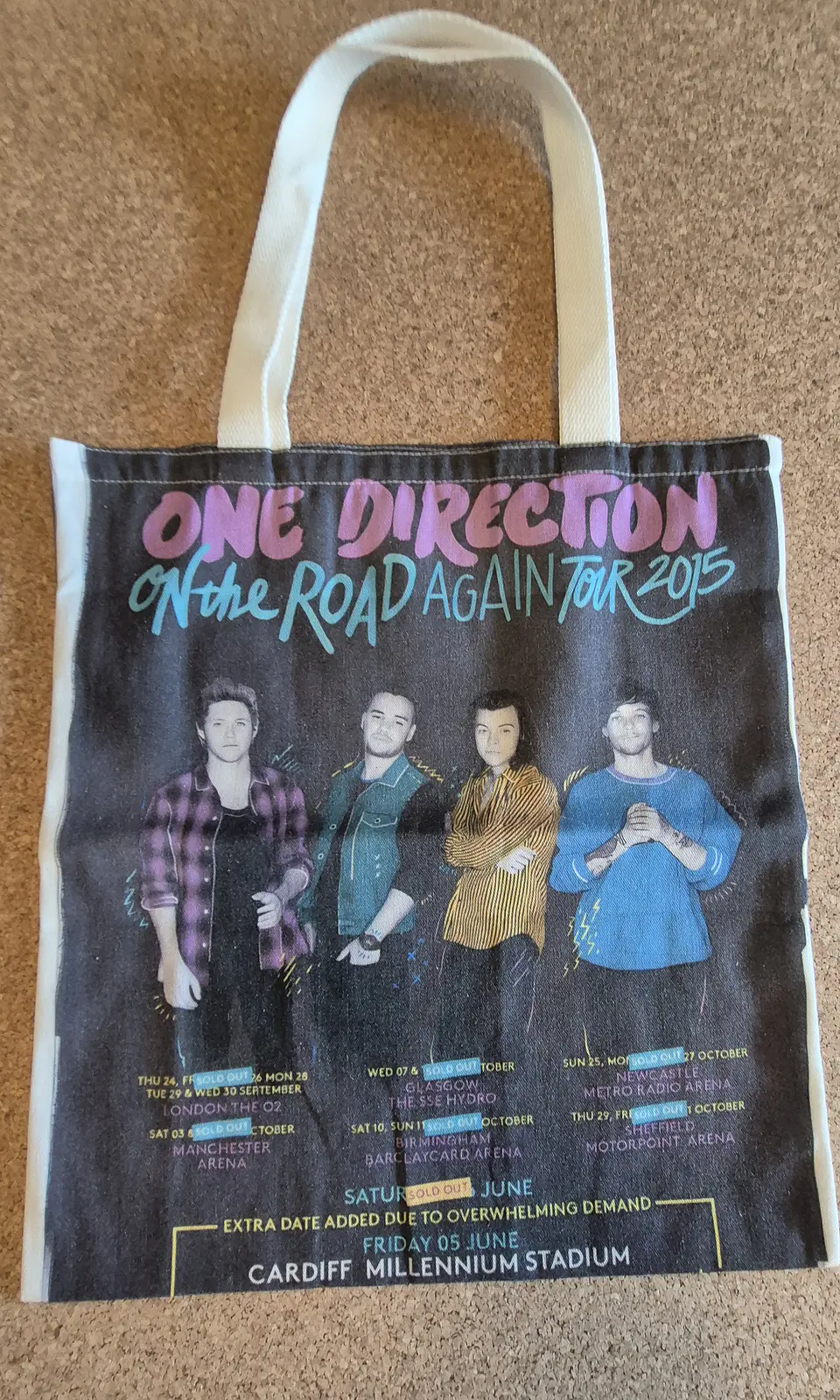 Tote Bag One Direction - On The Road Again Tour Edition 🎤✨ 1