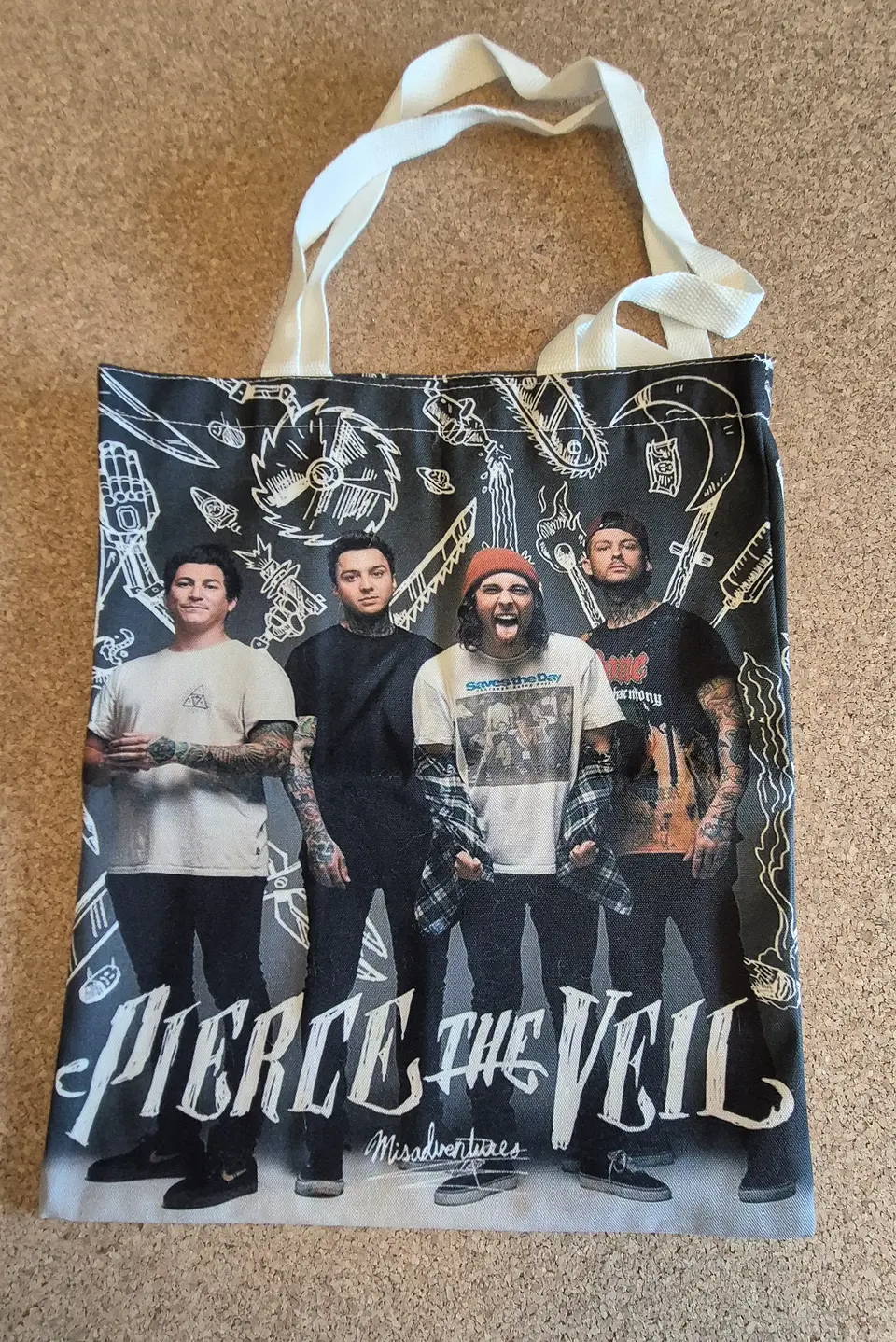 Tote Bag Pierce The Veil - Misadventures Edition 🤘✨ 1