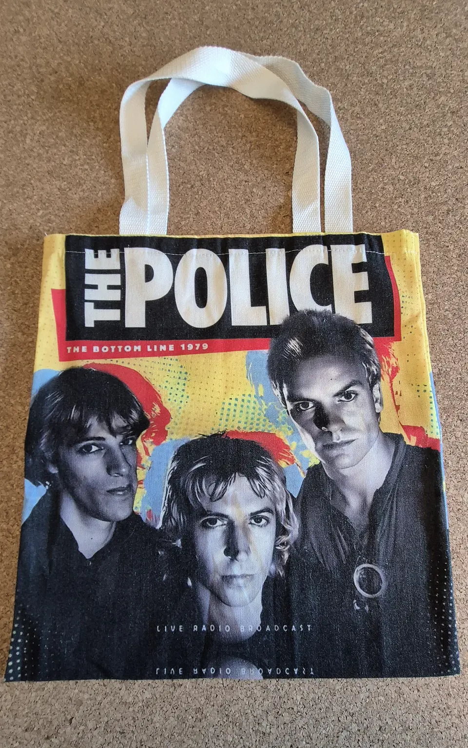 Tote Bag The Police - The Bottom Line 1979 Edition 🎤✨ 1
