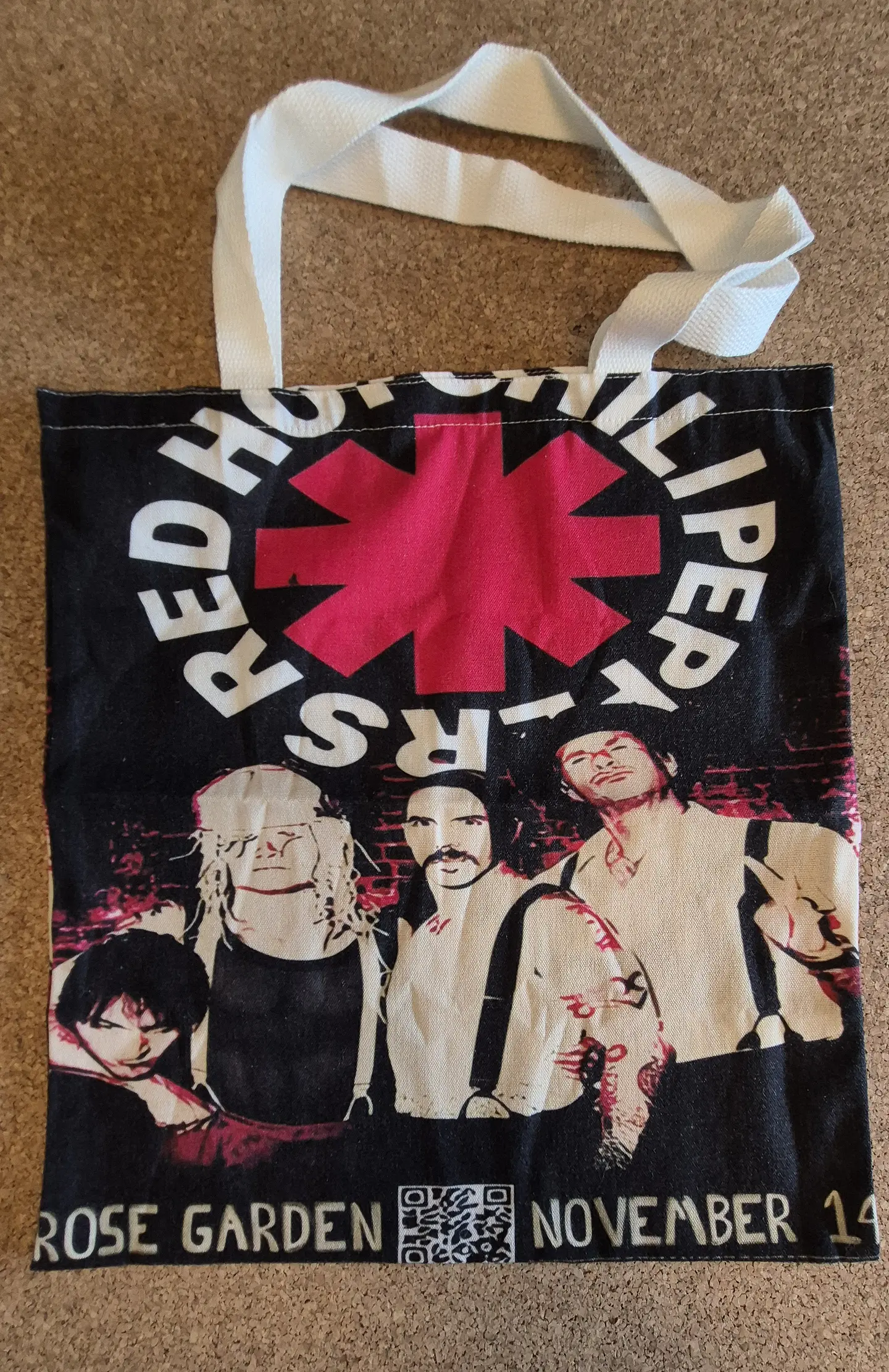 Tote Bag Red Hot Chili Peppers - Rose Garden Edition 🤘🌶️🎸 1