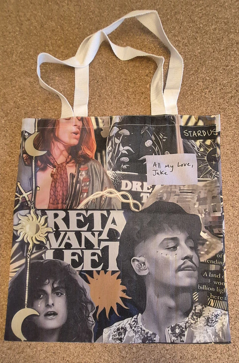 Tote Bag Greta Van Fleet - Modern Classic Rock Edition 🤘✨
