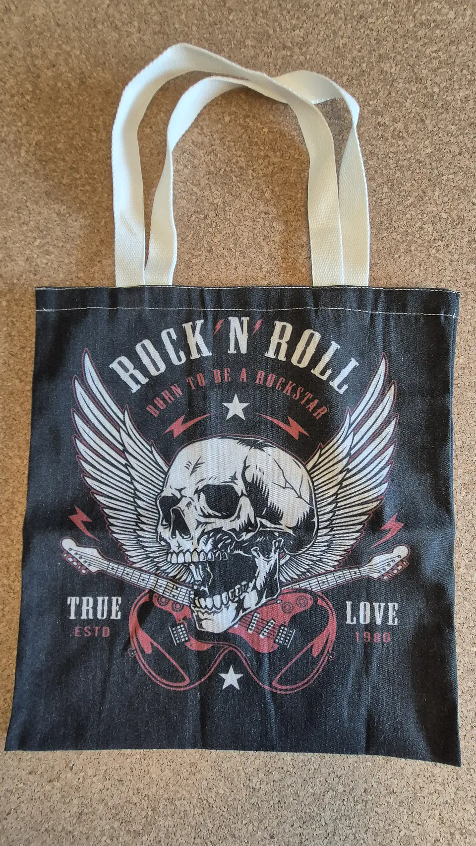 Tote Bag Rock N' Roll - Born To Be A Rockstar Edition 🤘💀🎸 1