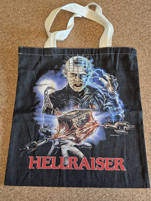 Tote Bag Hellraiser - Pinhead & Lament Configuration Edition ⛓️💀🌀