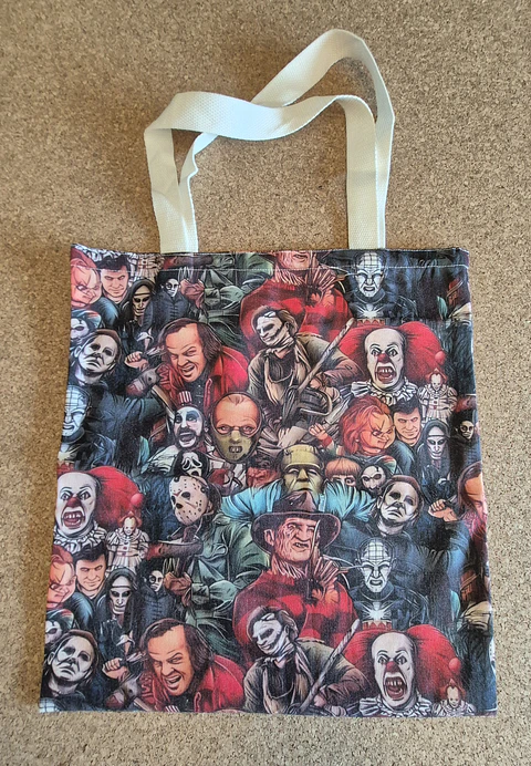 Tote Bag Horror Legends - All-Star Villains Edition 🔪🤡😱
