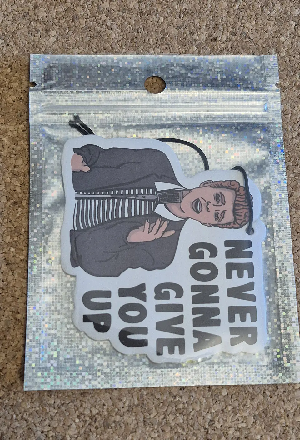 Never Gonna Give You Up - Rick Astley Car Fragrance 1