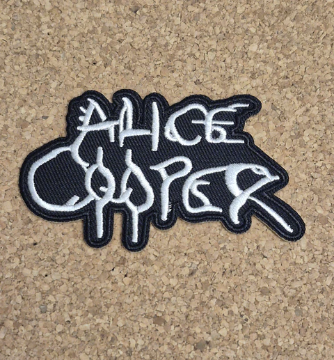 Alice Cooper Patch – Embroidered (Iron-on) 2 Modelos