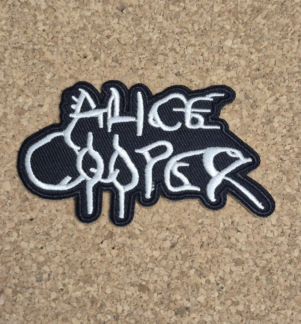 Alice Cooper Patch – Embroidered (Iron-on) 2 Modelos 2