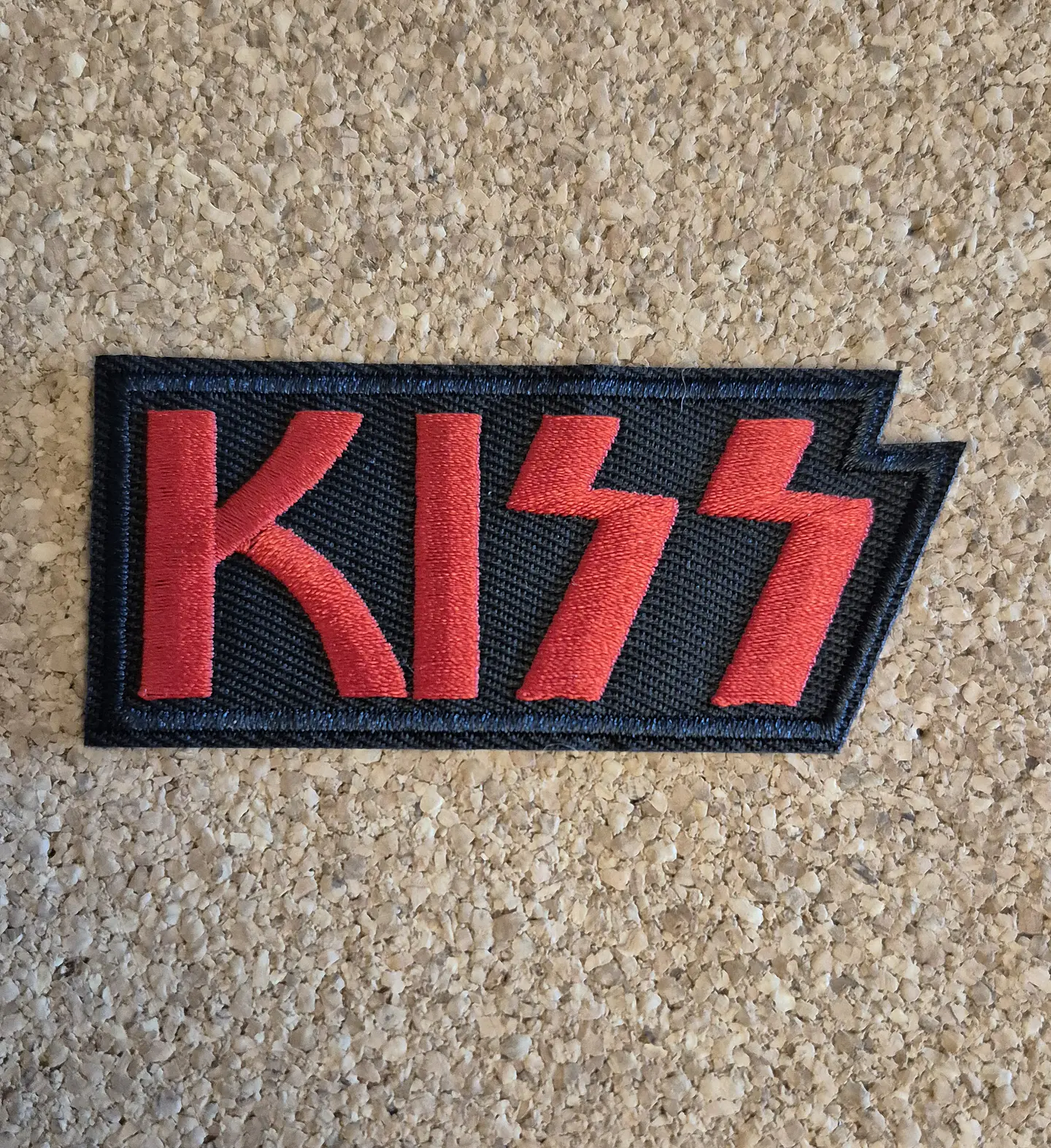 Kiss Logo Patch - Embroidered (Iron-on) 1