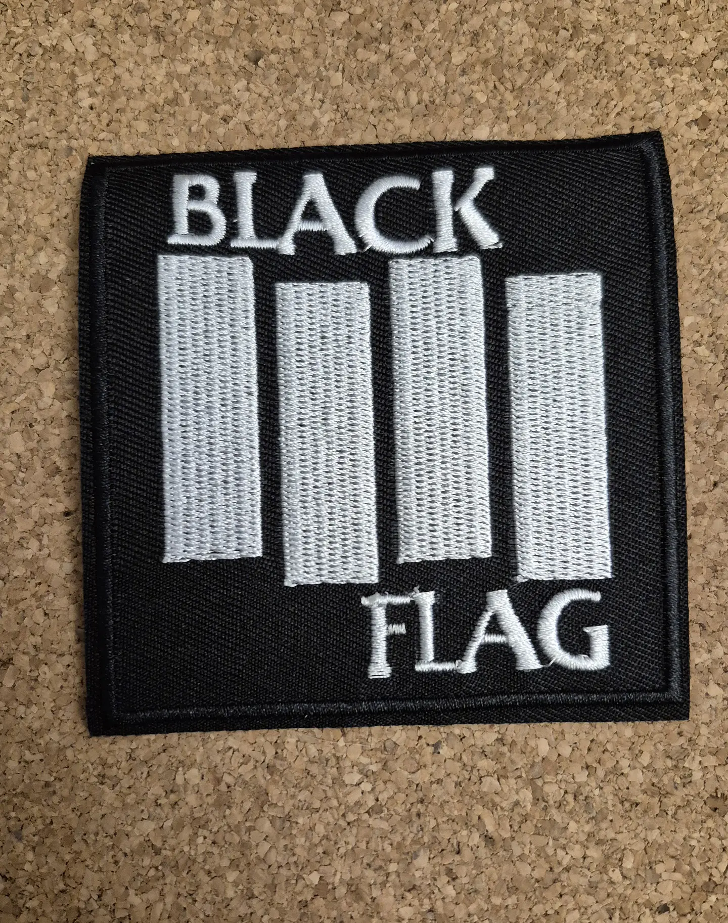 Black Flag Patch - Embroidered (Iron-on) 1