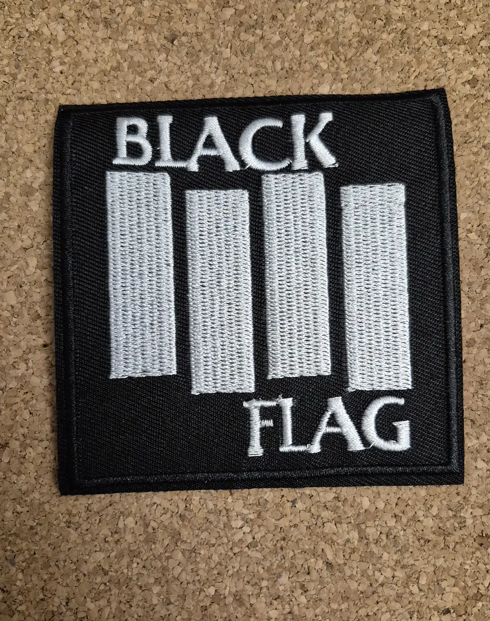Black Flag Patch - Embroidered (Iron-on) 1