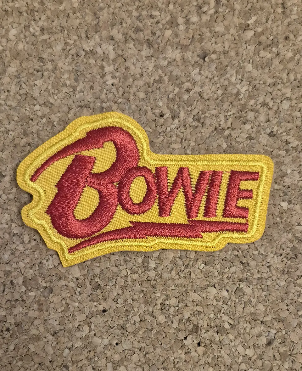 David Bowie Patch - Embroidered (Iron-on) 1