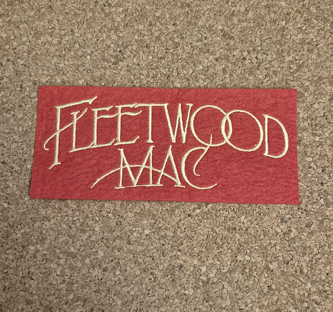 Fleetwood Mac Patch - Embroidered (Iron-on)