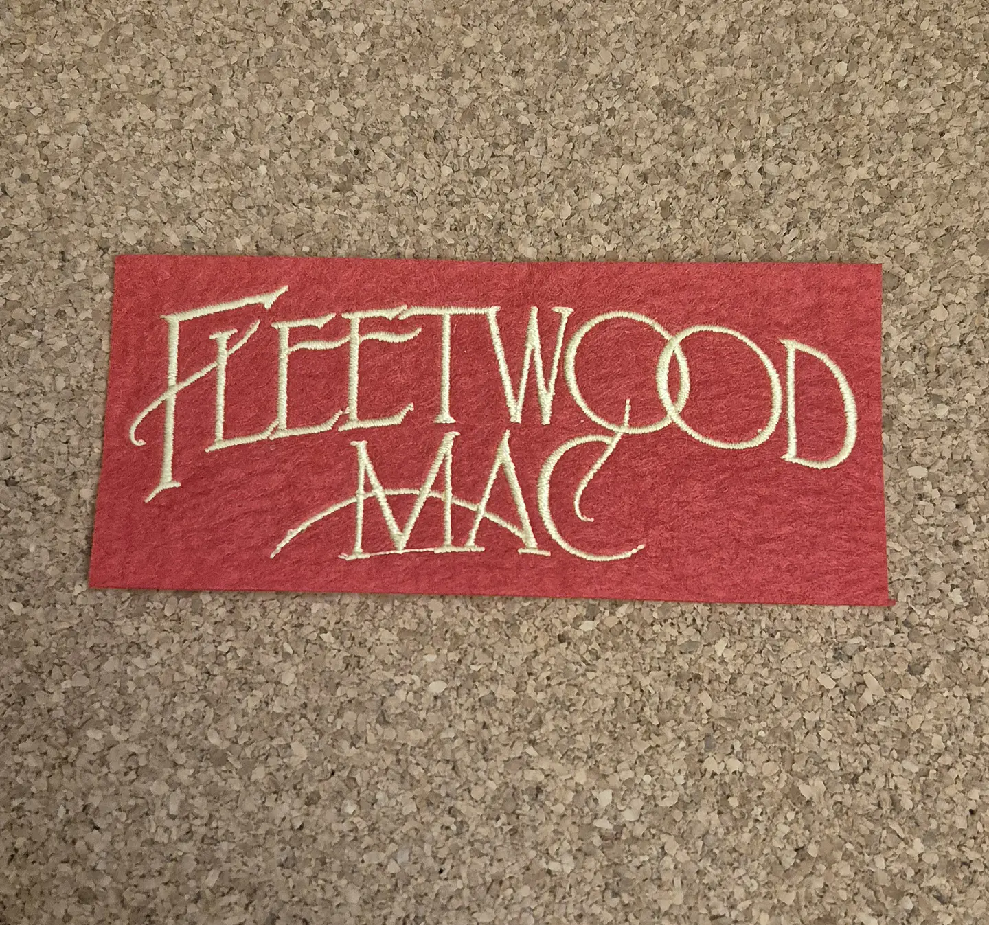 Fleetwood Mac Patch - Embroidered (Iron-on) 1