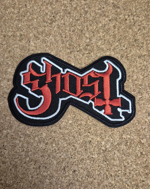 Ghost Patch – Embroidered (Iron-on) 2 Modelos 