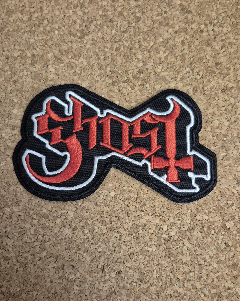 Ghost Patch – Embroidered (Iron-on) 2 Modelos  2