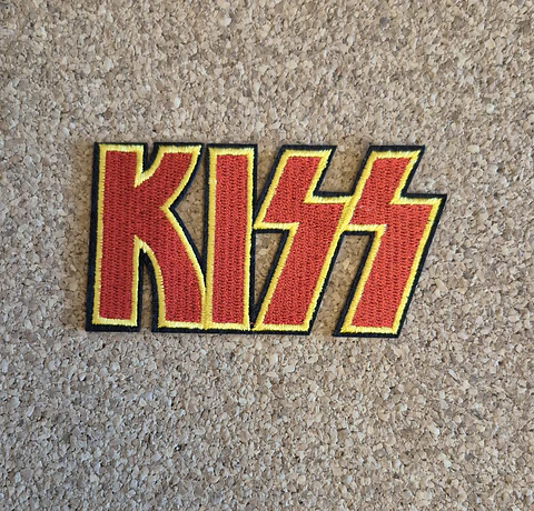 Kiss Patch – Embroidered (Iron-on) 2 Modelos 